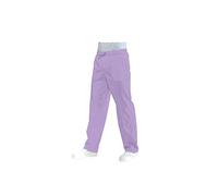 tessile astorino Pantalons de cuisinier et de chef avec élastique - Variété de couleurs - Homme et femme - pour cuisine et restaurant - Fabriqué en Italie, lilas, S