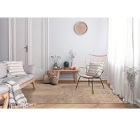 TESSO LIVING Kelim Patchwork Tapis Salon Jaune Moutarde 80 X 290 cm,Tapis Chambre Moderne À Poils Courts, Ultra Doux