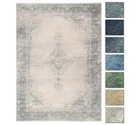 TESSO LIVING Kelim Vintage Tapis Salon Creme 80 X 145 cm - Tapis Couloir Oriental de Chambre à Poils Courts - Style Berbere
