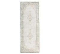 TESSO LIVING Kelim Vintage Tapis Salon Sable 80 X 290 cm - Tapis Couloir Oriental de Chambre à Poils Courts - Style Berbere