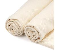 TESSTSY Tesstsy 2 Pièces Tissu Broderie, Tissu En Lin Toile De Moine Tufting 67 X 50Cm Tissu Tufting, Durable Toile Punch Needle, Lavable Toile A Broder Pour Diy Fabric À La Main En Tissu À Coudre