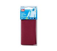 Tessuto applicabile con ferro da stiro 12 x 45 cm rosso scuro 929392