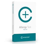 Test Allergie aux chiens par CERASCREEN - Déterminez une allergie aux poils de chien dans le confort de votre maison | Rapport de résultats complet | Analyse de laboratoire