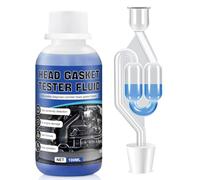 Test Co2 Joint de Culasse, Testeur Joint de Culasse, Reld Test Co2 Joint de Culasse, Test Joint de Culasse pour 50 Tests, pour Joint De Culasse, Voitures, Camions Moteurs Refroidis Par Eau, 100ml