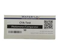 Test CYA-Test pour PoolLab 1.0 et 2.0 - Réactif de mesure de l'acide cyanurique (stabilisateur) - 0,0 à 160 mg/l (ppm) - Durée de conservation : 2 ans - 50 comprimés (TbsPCAT50)