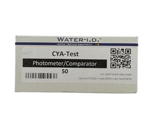 Test CYA-Test pour PoolLab 1.0 et 2.0 - Réactif de mesure de l'acide cyanurique (stabilisateur) - 0,0 à 160 mg/l (ppm) - Durée de conservation : 2 ans - 50 comprimés (TbsPCAT50)