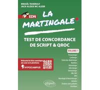 Test de concordance de script & QROC: Volume 1 - Pneumologie, Cardiologie, Endocrino-diabétologie, Nutrition, Hématologie, Infectiologie, ... Douleurs soins-palliatifs, Génétique