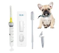 Test De Grossesse Canine - Kit De Test De Grossesse Pour Chien, Kit De Tests De À Détection Rapide Et Précise Avec Tube À Essai Et Carte, Équipement Précis Pour Animaux De Compagnie Pour Les