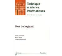 Test de logiciel technique et science informatiques rsti vo - Marre Bruno - Hermes Science Publications - broché - Livre