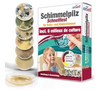 Test de moisissure chambre bébé et enfant - Test rapide air intérieur pour détecter la contamination fongique et évaluer la qualité de l’air