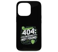 Test de pénétration « 404 : VULNÉRABILITÉ Non TROUVÉE » Ordinateur Coque pour iPhone 13 Pro