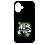 Test de pénétration « 404 : VULNÉRABILITÉ Non TROUVÉE » Ordinateur Coque pour iPhone 16