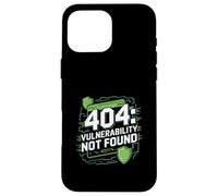 Test de pénétration « 404 : VULNÉRABILITÉ Non TROUVÉE » Ordinateur Coque pour iPhone 16 Pro Max