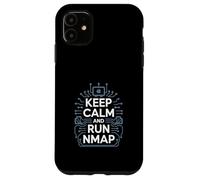 Test de pénétration « Keep Calm and Run NMAP » Culture Hacker Coque pour iPhone 11