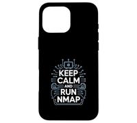 Test de pénétration « Keep Calm and Run NMAP » Culture Hacker Coque pour iPhone 16 Pro Max