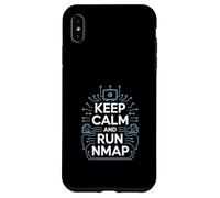 Test de pénétration « Keep Calm and Run NMAP » Culture Hacker Coque pour iPhone XS Max