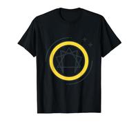Test de Symbole de personnalité Ennéagramme Neuf Types de Personnalité T-Shirt Graphique avec Valeur, Homme, Noir, M