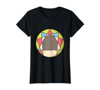 Test de Symbole de personnalité Ennéagramme Neuf Types de Personnalité T-Shirt Graphique avec Valeur, Femme, Noir, M