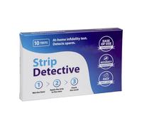 Test d'infidélité à domicile - Test de détection de spermatozoïdes, 10 bandelettes Résultats en 2 minutes - Détection de la phosphatase acide sur les textiles et les surfaces