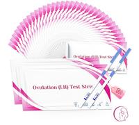 Test d'Ovulation, Détection Haute Sensibilité, Résultats Clair et Facile à Lire, pour le Suivi Quotidien du Cycle de Fertilité, Adapté aux Femmes en Phase de Projet Bébé, Usage Domestique Pratique