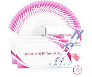 Test d'Ovulation, Détection Haute Sensibilité, Résultats Clair et Facile à Lire, pour le Suivi Quotidien du Cycle de Fertilité, Adapté aux Femmes en Phase de Projet Bébé, Usage Domestique Pratique