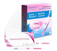 Test d'Ovulation,Sensibilité Optimale 25 miu/ml,Kit de Suivi du Cycle Femme,Tests d'Ovulation en Soutenu,Résultats Rapides et Fiables(50 comprimés)