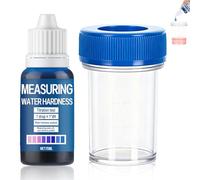 Test Dureté de L'eau, Testeur Dureté Eau, Test Dureté Eau,15ml | Kit Analyse Dureté de l’Eau Calcaire, Mesure Rapide, Simple et Précise pour un Maximum de 200 Tests