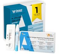 Test H. Pylori Selles - 1 Test | Test Antigène Helicobacter Pylori | Résultat en 10 Minutes | Kit Complet pour Autodiagnostic à Domicile