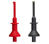 Test Hook Clip - Professional Flexible Test Hook Clip Multimeter | Multimeter Accessories | Test Hook Clip | Large Spring Hook Clip Test Grabber Probe For Electronic Components, & Testing