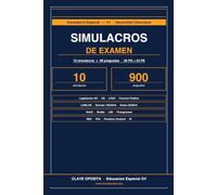 Test Oposición Educador Especial GV - Simulacros de Examen: 10 simulacros completos · 90 preguntas cada uno · 36 PG + 54 PE