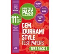 Test Papers For The Cem Test Pack 1 Peter Williams, (Auteur)