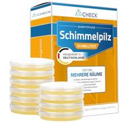 Test rapide de moisissures, 10 milieux de culture pour plusieurs pièces, Made in Germany, avec instructions et protocole d'évaluation