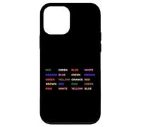 Test Stroop - Psychologie, Neuroscience Geek, Nerd, Cerveau Coque pour iPhone 12 mini