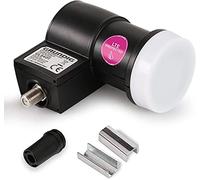 [Test très bien*] GSS Single LNB pour antenne satellite - pour 1 participant, LNC numérique 1 voie avec filtre LTE, réception HDTV Full HD, 4K, pour récepteur satellite, TV satellite + aide à la