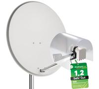 [ Test très bien, note 1.2 *] GSS LNB Housse de protection contre les intempéries pour 2 LNB, LMB Capuchon de protection contre les intempéries, Protection contre la pluie, la grêle, la neige, LMB