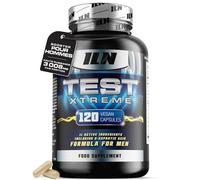 Test Xtreme pour Hommes - Complément Booster Haute Puissance avec Acide D-Aspartique, Maca, Zinc et Magnésium - 120 Gélules Véganes
