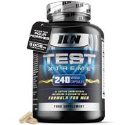 Test Xtreme pour Hommes - Complément Booster Haute Puissance avec Acide D-Aspartique, Maca, Zinc et Magnésium - 240 Gélules Véganes