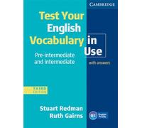 Test your english vocabulary in use - pre-intermediate and - Stuart Redman - Klett Libri - Poche - Livre