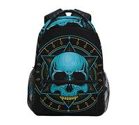 Testa Di Teschio Arte Geometrica Bandoulière Sacs Cartable à Dos à Cartable Étudiants Sac pour Scolaire Filles Voyages Garçons