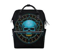 Testa Di Teschio Arte Geometrica Sac à Langer Sac à Dos Grande Capacité Multifonction Sac à Couches pour Voyage Maman Femme Papa