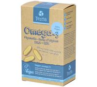 Testa Omega-3 Huile D'Algues 250mg DHA + 125mg EPA Complément Alimentaire 60 Softgels