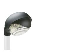 Testa-palo Ø60 tondo E27 nero IP44 vetro Sovil Residence 273 06