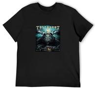 Testament Dark Roots of Earth T-Shirt Graphic Top Printed Shirt Short Sleeve Mens Tee Black Manches Courtes(3X-Large)