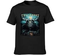 Testament Dark Roots of Earth T Shirt Mens Casual Tee Black Manches Courtes(Large)