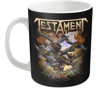 Testament - Tasse à café "The Formation Of Damnation" PH947 (Taille unique) (Blanc/Noir/Jaune)