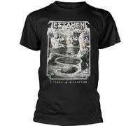 Testament - "Titans Of Creation Europe 2020 Tour" T-shirt Homme/Femme Unie PH1681 (L) (Noir/Gris)
