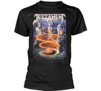 Testament - "Titans Of Creation Europe 2020 Tour" T-shirt Homme/Femme Unie PH1681 (S) (Noir/Bleu/Orange)