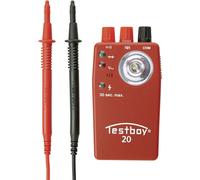 Testboy 77363 Testeur de continuité 20 Plus - avec capteur de tension sans contact, protégé contre les tensions externes