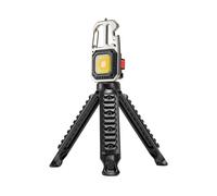 Testboy Mini Worklight, lampe de travail au format de poche (lampe d'atelier rechargeable avec indicateur de niveau de batterie, projecteur de travail avec câble USB-C, boîtier robuste,)