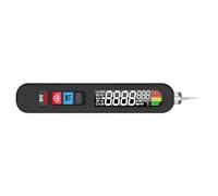 Tester De Tension De Notes Professionnelles Avec Un Étalage LCD Lumière LED Et Précision LED Bright Pour L'analyse Des Circuits Électriques Tester Température Environnementale LCD